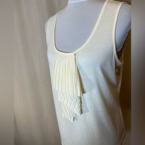 NWT Talbots Cream Sleeveless Top size L